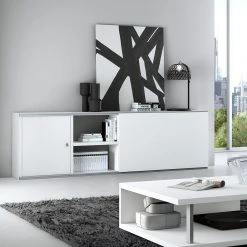 Loftscape Sideboard Emporior III.A - Weiß -Wohnzimmermöbel boutique en ligne sideboard emporior iii a weiss 1555962