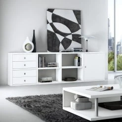 Loftscape Sideboard Emporior III.B - Weiß -Wohnzimmermöbel boutique en ligne sideboard emporior iii b weiss 1556230