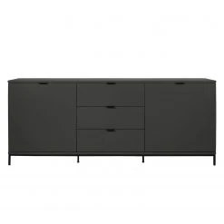 Studio Copenhagen Sideboard Harma II - Dunkelgrau -Wohnzimmermöbel boutique en ligne sideboard harma ii dunkelgrau 5170152