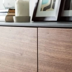 Eva Padberg Collection Sideboard Payara - Echtholzfurnier - Walnuss / Anthrazit -Wohnzimmermöbel boutique en ligne sideboard payara walnuss schwarz 4372576