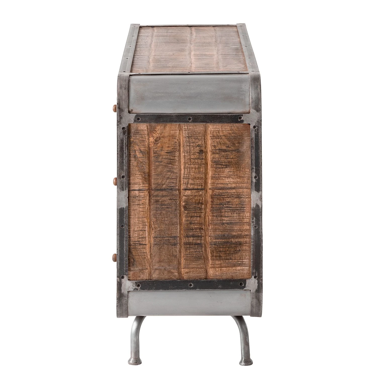 Ars manufacti Sideboard Wharton I - Akazie teilmassiv / Stahl 5 Ars manufacti Sideboard Wharton I - Akazie teilmassiv / Stahl – Bild 5