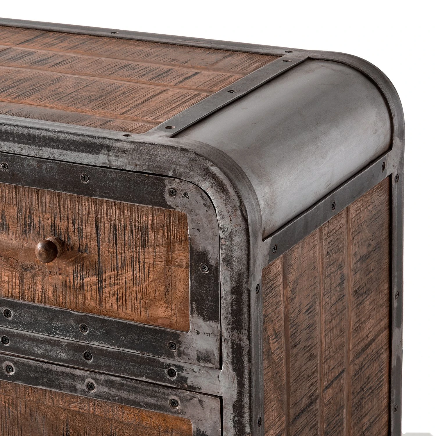 Ars manufacti Sideboard Wharton I - Akazie teilmassiv / Stahl 8 Ars manufacti Sideboard Wharton I - Akazie teilmassiv / Stahl – Bild 8