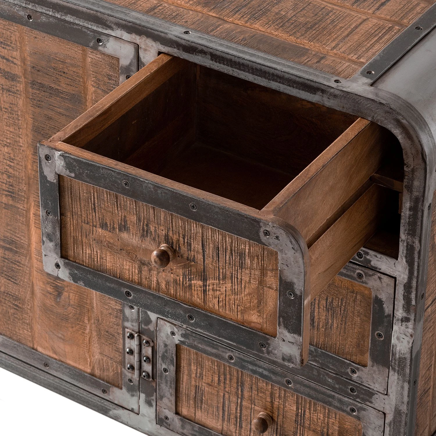 Ars manufacti Sideboard Wharton I - Akazie teilmassiv / Stahl 14 Ars manufacti Sideboard Wharton I - Akazie teilmassiv / Stahl – Bild 14