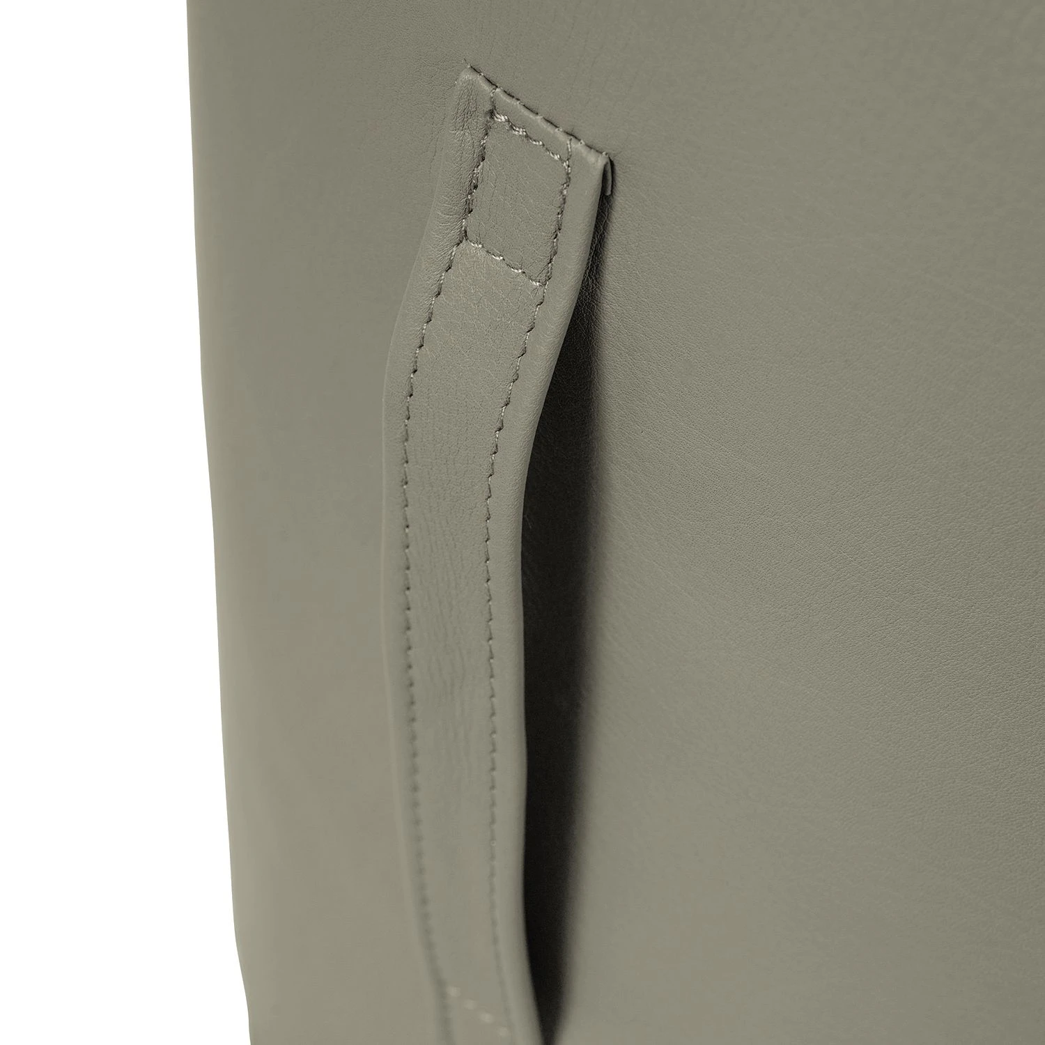 Says Who Sitzhocker Cilaos Echtleder - Grau 3 Says Who Sitzhocker Cilaos Echtleder - Grau – Bild 3