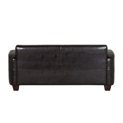 Maison Belfort Sofa La Habana (3-Sitzer) - Bycast-Kunstleder Dunkelbraun -Wohnzimmermöbel boutique en ligne sofa 3 sitzer milano kunstleder braun 252007