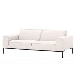 Studio Copenhagen Sofa Ampio (3-Sitzer) Webstoff - Stoff Floreana: Beige - Schwarz
