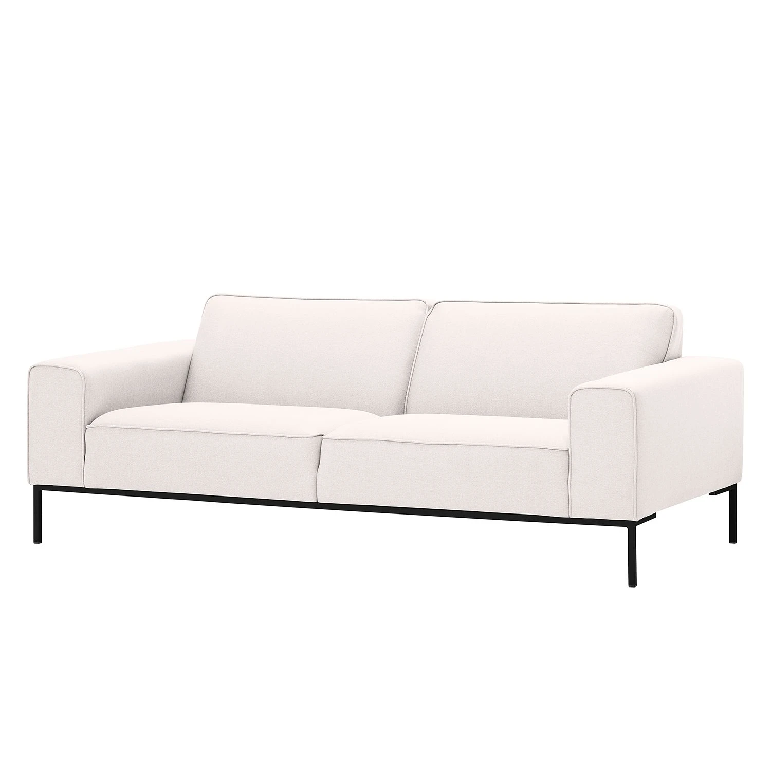 Studio Copenhagen Sofa Ampio (3-Sitzer) Webstoff - Stoff Floreana: Beige - Schwarz 1 Studio Copenhagen Sofa Ampio (3-Sitzer) Webstoff - Stoff Floreana: Beige - Schwarz