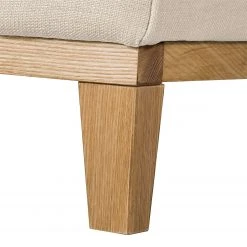 Jack & Alice Sofa Blomma (3-Sitzer) - Webstoff Beige - Gestell: Eichefarbig -Wohnzimmermöbel boutique en ligne sofa blomma 3 sitzer webstoff beige gestell eichefarbig 4833268