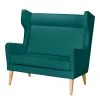 Mørteens Sofa Bucoli (2-Sitzer) Strukturstoff - Petrol