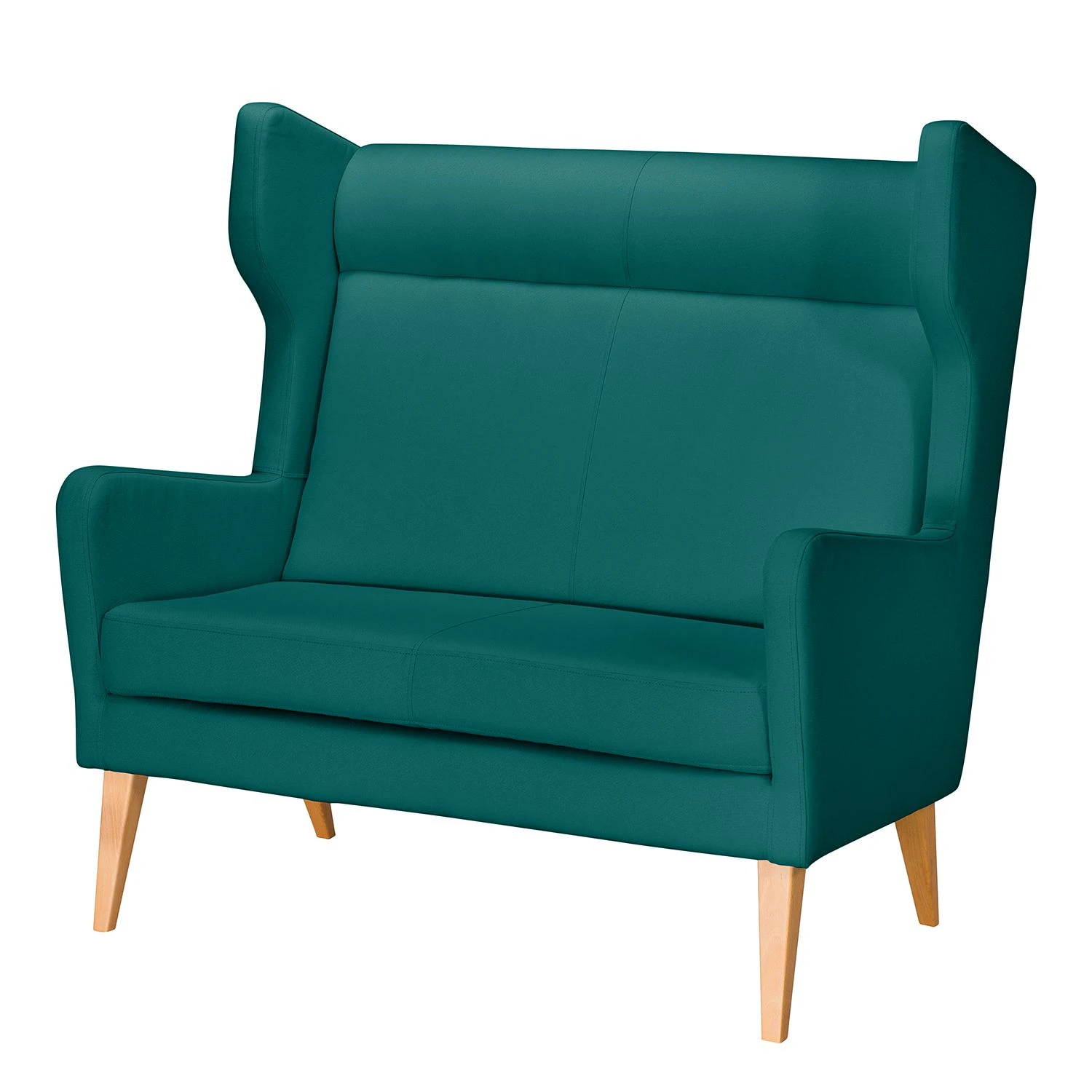 Mørteens Sofa Bucoli (2-Sitzer) Strukturstoff - Petrol 1 Mørteens Sofa Bucoli (2-Sitzer) Strukturstoff - Petrol