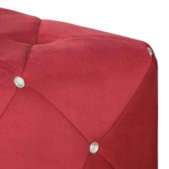 Home Design Sofa Carlotta (2-Sitzer) - Microfaser Rot -Wohnzimmermöbel boutique en ligne sofa carlotta 2 sitzer microfaser rot 388185