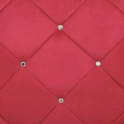 Home Design Sofa Carlotta (2-Sitzer) - Microfaser Rot -Wohnzimmermöbel boutique en ligne sofa carlotta 2 sitzer microfaser rot 388186