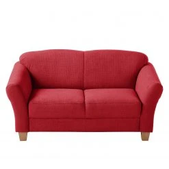 Ars Natura Sofa Cebu (2-Sitzer) Webstoff - Rot -Wohnzimmermöbel boutique en ligne sofa cebu 2 sitzer webstoff rot 4570808