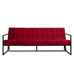 Jack & Alice Sofa Charm I Microfaser (3-Sitzer) - Kirschrot -Wohnzimmermöbel boutique en ligne sofa charm i 3 sitzer microfaser rot 4692244