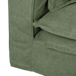 Maison Belfort Sofa Coral Beach (3-Sitzer) Webstoff - Olivgrün -Wohnzimmermöbel boutique en ligne sofa coral beach 3 sitzer webstoff olivgruen 3663533