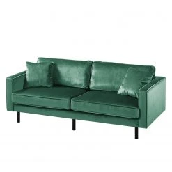 Eva Padberg Collection Sofa Edina Samt (3-Sitzer) - Meeresgrün