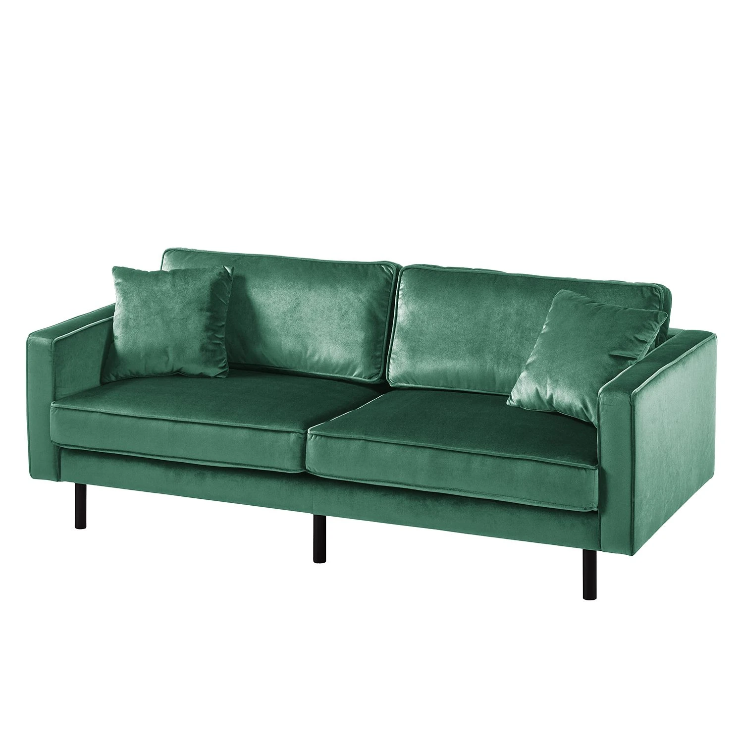 Eva Padberg Collection Sofa Edina Samt (3-Sitzer) - Meeresgrün 1 Eva Padberg Collection Sofa Edina Samt (3-Sitzer) - Meeresgrün