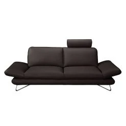 Fredriks Sofa Enzo (3-Sitzer) Echtleder Mocca - Kopfstütze verstellbar -Wohnzimmermöbel boutique en ligne sofa enzo 2 5 sitzer echtleder mocca mit 1 kopfstuetze 3704261