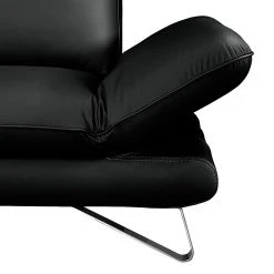 Fredriks Sofa Enzo (2,5-Sitzer) Echtleder Schwarz - Kopfstütze verstellbar -Wohnzimmermöbel boutique en ligne sofa enzo 2 5 sitzer echtleder schwarz 420982