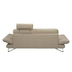 Fredriks Sofa Enzo (3-Sitzer) Echtleder Beige - Kopfstütze verstellbar -Wohnzimmermöbel boutique en ligne sofa enzo 3 sitzer echtleder beige 431152