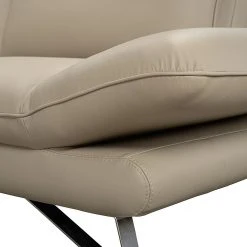 Fredriks Sofa Enzo (3-Sitzer) Echtleder Beige - Kopfstütze verstellbar -Wohnzimmermöbel boutique en ligne sofa enzo 3 sitzer echtleder beige 431155