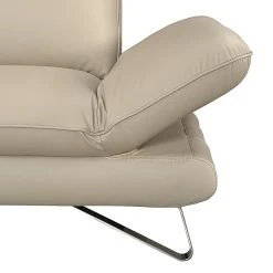 Fredriks Sofa Enzo (3-Sitzer) Echtleder Beige - Kopfstütze verstellbar -Wohnzimmermöbel boutique en ligne sofa enzo 3 sitzer echtleder beige 431215