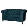 Jack & Alice Sofa Esplanada (2-Sitzer) Samt - Dunkelblau