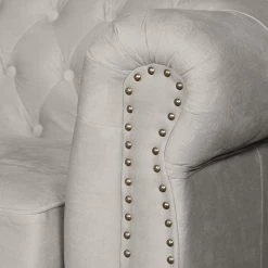 Jack & Alice Sessel Esplanada Samt - Granit -Wohnzimmermöbel boutique en ligne sofa esplanada 3 sitzer microfaser granit 4504552