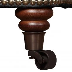 Jack & Alice Polsterhocker Esplanada (groß) Samt - Schwarz -Wohnzimmermöbel boutique en ligne sofa esplanada 3 sitzer microfaser schwarz 4504596 1