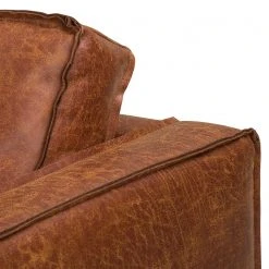 Ars manufacti 2-Sitzer Sofa FORT DODGE - Antiklederlook - Microfaser Yaka: Cognac -Wohnzimmermöbel boutique en ligne sofa fort dodge 2 sitzer antiklederlook cognac 4669876