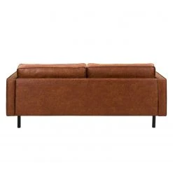Ars manufacti 3-Sitzer Sofa FORT DODGE - Antiklederlook - Microfaser Yaka: Cognac -Wohnzimmermöbel boutique en ligne sofa fort dodge 3 sitzer antiklederlook cognac 4669736