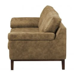 Ars manufacti Sofa Hazel Green (2-Sitzer) - Antiklederlook - Beige -Wohnzimmermöbel boutique en ligne sofa hazel green 2 sitzer antiklederlook beige 4638216
