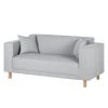 Sofa KiYDOO relax (2-Sitzer) Webstoff - Silber