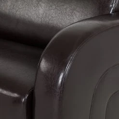 Maison Belfort Sofa La Habana (2-Sitzer) - Bycast-Kunstleder Dunkelbraun -Wohnzimmermöbel boutique en ligne sofa la habana 2 sitzer bycast kunstleder dunkelbraun 256060