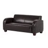Maison Belfort Sofa La Habana (2-Sitzer) - Bycast-Kunstleder Dunkelbraun