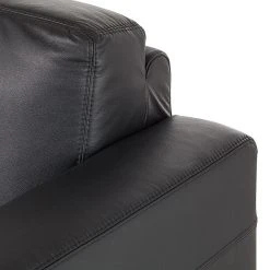Fredriks Sofa Lampone (2-Sitzer) - Echtleder - Schwarz -Wohnzimmermöbel boutique en ligne sofa lampone 2 sitzer echtleder schwarz 1387430