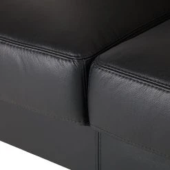 Fredriks Sofa Lampone (3-Sitzer) - Echtleder - Schwarz -Wohnzimmermöbel boutique en ligne sofa lampone 3 sitzer echtleder schwarz 1387438