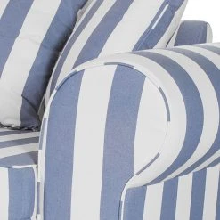 Maison Belfort Sofa Colmar (2-Sitzer) - Blau 13 Maison Belfort Sofa Colmar (2-Sitzer) - Blau -Wohnzimmermöbel boutique en ligne sofa livia 2 sitzer webstoff blau gestreift 309052