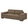 Ars Natura Sofa Maine (2-Sitzer) Echtleder - Cappuccino