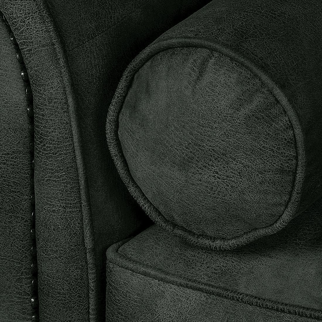 Ars manufacti Sofa Mallow (2-Sitzer) - Antiklederoptik Anthrazith 12 Ars manufacti Sofa Mallow (2-Sitzer) - Antiklederoptik Anthrazith – Bild 12