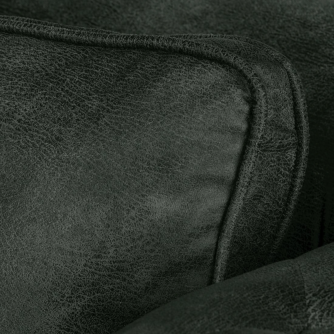 Ars manufacti Sofa Mallow (2-Sitzer) - Antiklederoptik Anthrazith 6 Ars manufacti Sofa Mallow (2-Sitzer) - Antiklederoptik Anthrazith – Bild 6