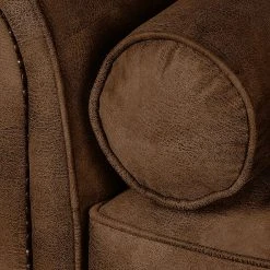 Ars manufacti Sofa Mallow (3- Sitzer) Antiklederoptik - Braun -Wohnzimmermöbel boutique en ligne sofa mallow 3 sitzer antiklederoptik braun 436248