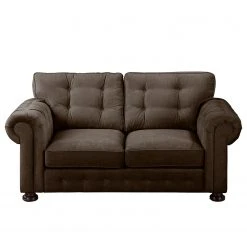 Velvet Studio Polstergarnitur Marau (3-2) - Braun -Wohnzimmermöbel boutique en ligne sofa marau 2 sitzer microfaser braun 4914868