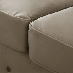Velvet Studio Sofa Marau (3-Sitzer) - Latte Macchiato -Wohnzimmermöbel boutique en ligne sofa marau 3 sitzer samt latte macchiato 4915136 1