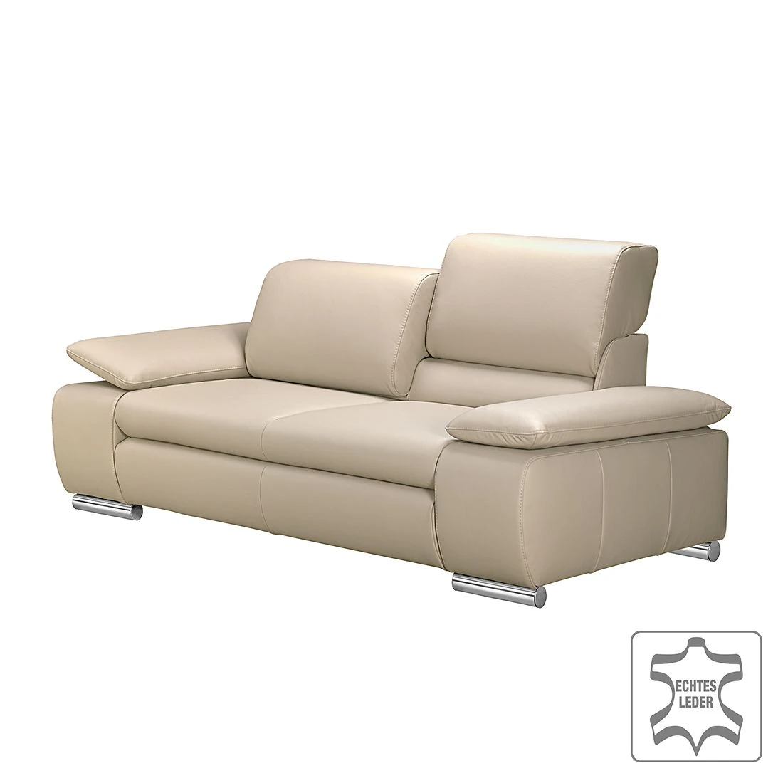 Fredriks Sofa Masca (2-Sitzer) - Echtleder Beige 1 Fredriks Sofa Masca (2-Sitzer) - Echtleder Beige