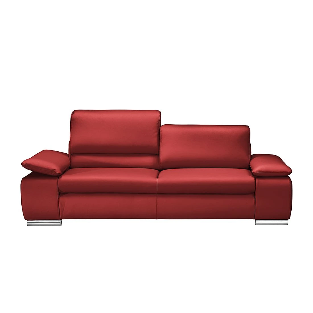 Fredriks Sofa Masca Echtleder (2-Sitzer) - Karminrot 2 Fredriks Sofa Masca Echtleder (2-Sitzer) - Karminrot – Bild 2