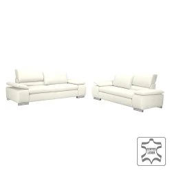 Fredriks Sofa Masca (2-Sitzer) - Echtleder Weiß -Wohnzimmermöbel boutique en ligne sofa masca 2 sitzer echtleder weiss 513990