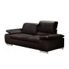 Fredriks Sofa Masca (3-Sitzer) - Kunstleder Mocca