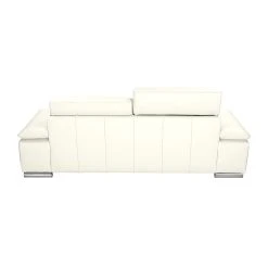 Fredriks Sofa Masca (3-Sitzer) - Kunstleder Weiß -Wohnzimmermöbel boutique en ligne sofa masca 3 sitzer kunstleder weiss 513343