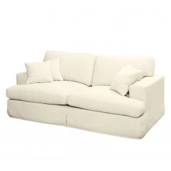 Maison Belfort Sofa Mormès (2,5-Sitzer) -Webstoff - Creme